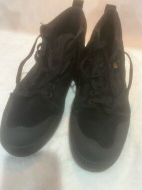 5.11 Tactical Black Men's Tactical Boots small cut on toe of left shoe